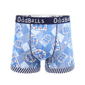 Blue - Front - OddBalls Mens Retro England FA Boxer Shorts