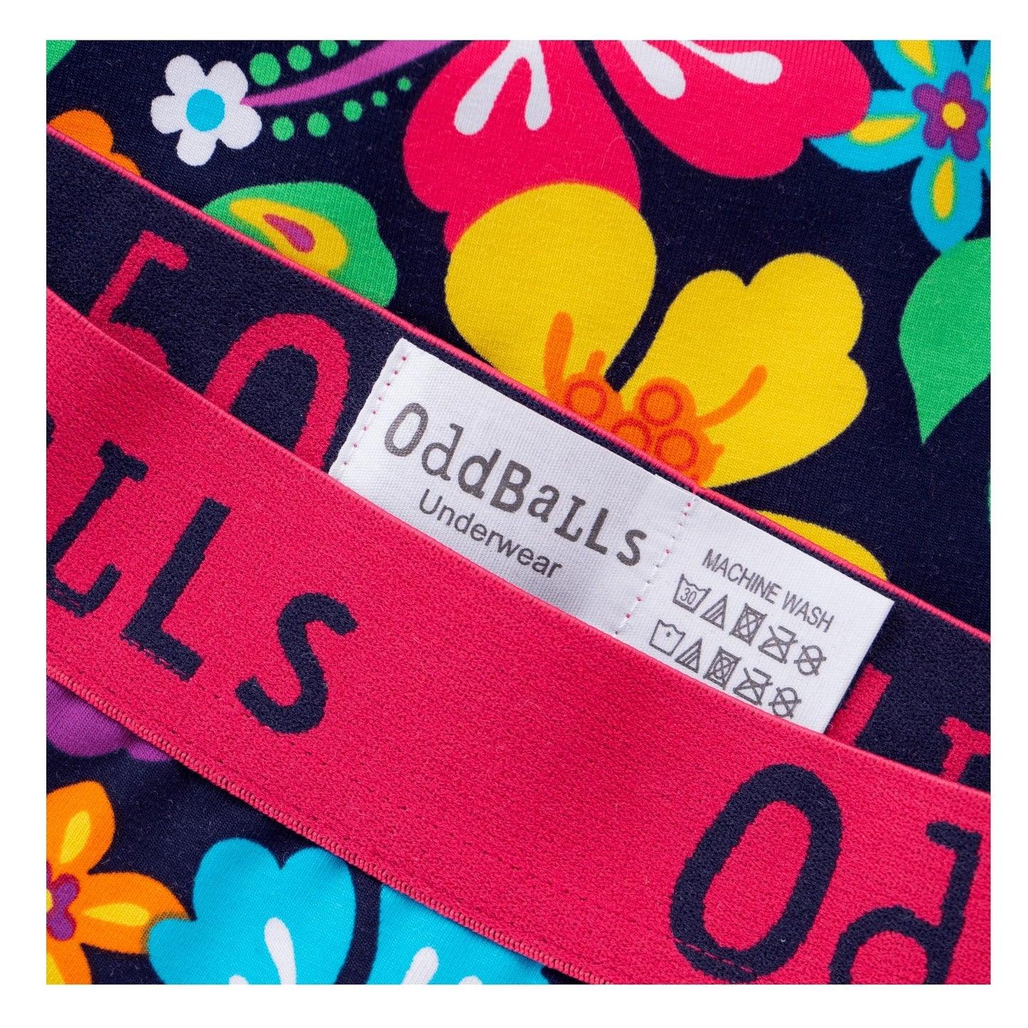 Multicoloured - Side - OddBalls Mens Hawaii Boxer Shorts