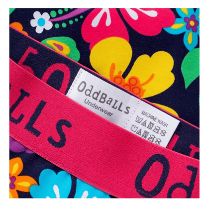 Multicoloured - Side - OddBalls Mens Hawaii Boxer Shorts