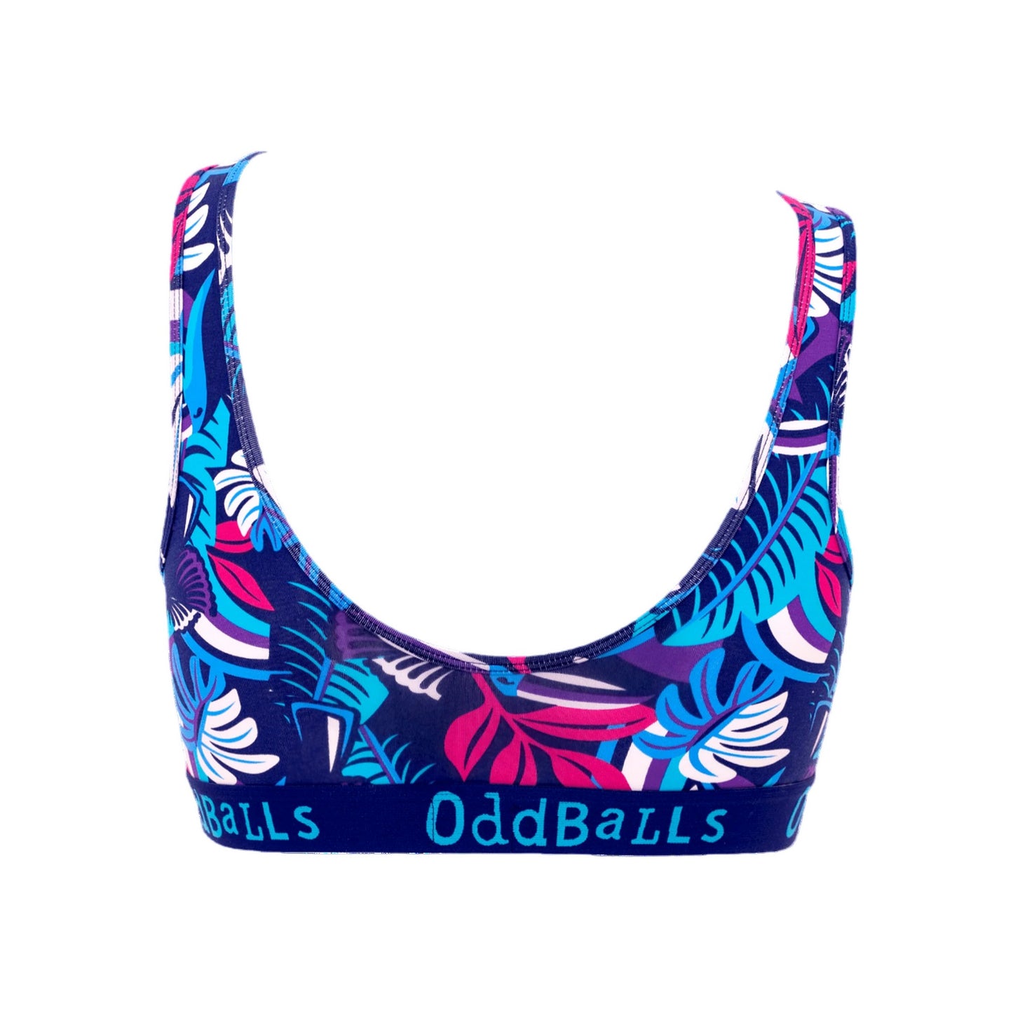 Blue - Back - OddBalls Womens-Ladies Toucan Bralette