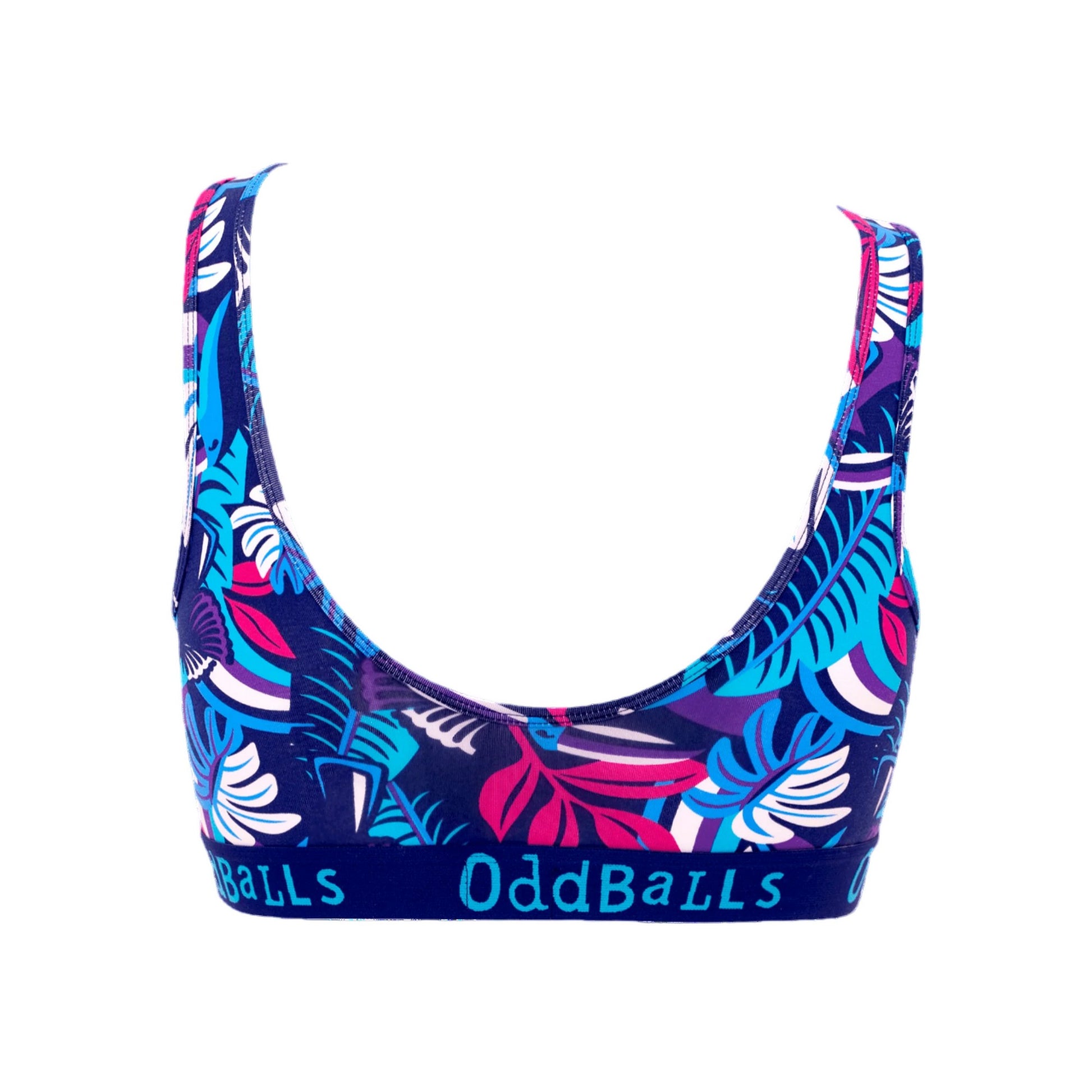 Blue - Back - OddBalls Womens-Ladies Toucan Bralette