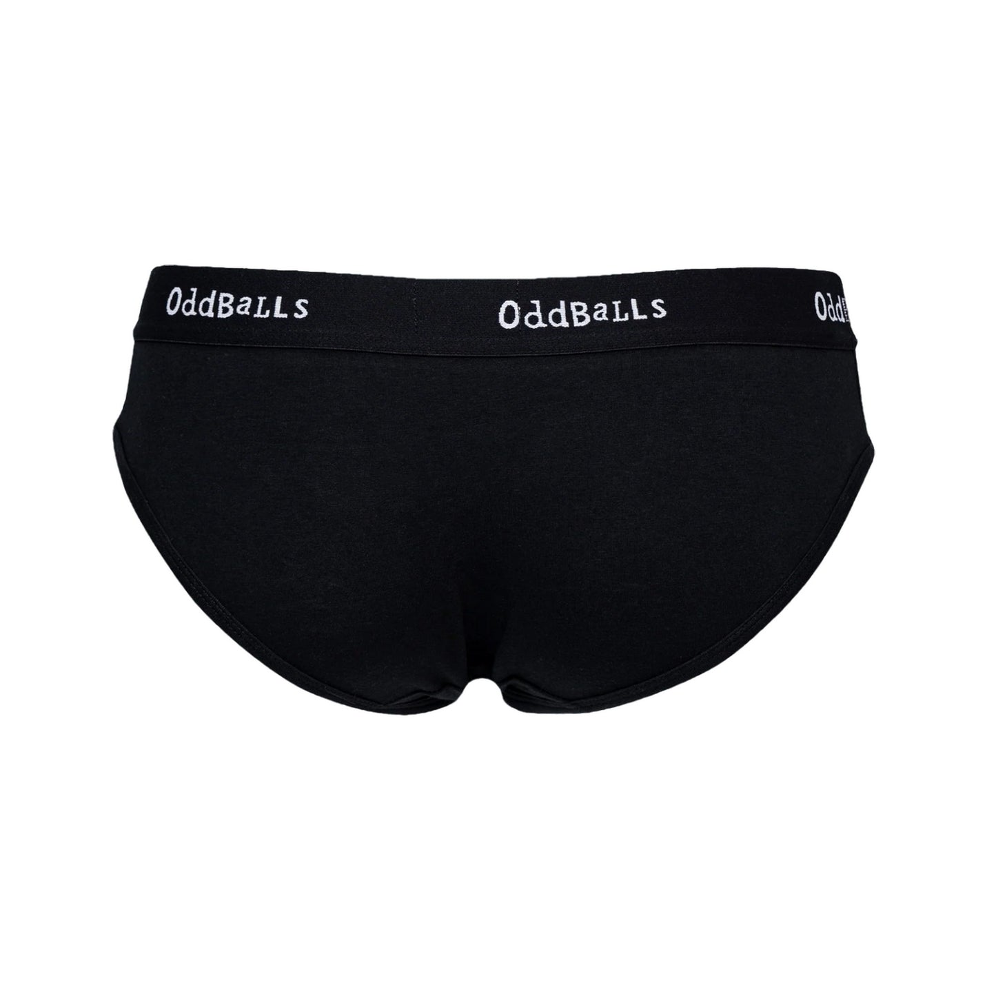 Classic Black - Back - OddBalls Womens-Ladies Sweet Potatoes Briefs
