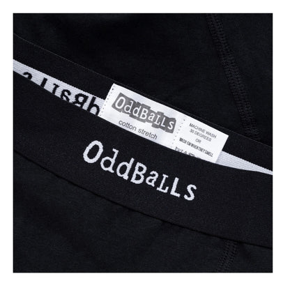 Classic Black - Side - OddBalls Womens-Ladies Sweet Potatoes Briefs