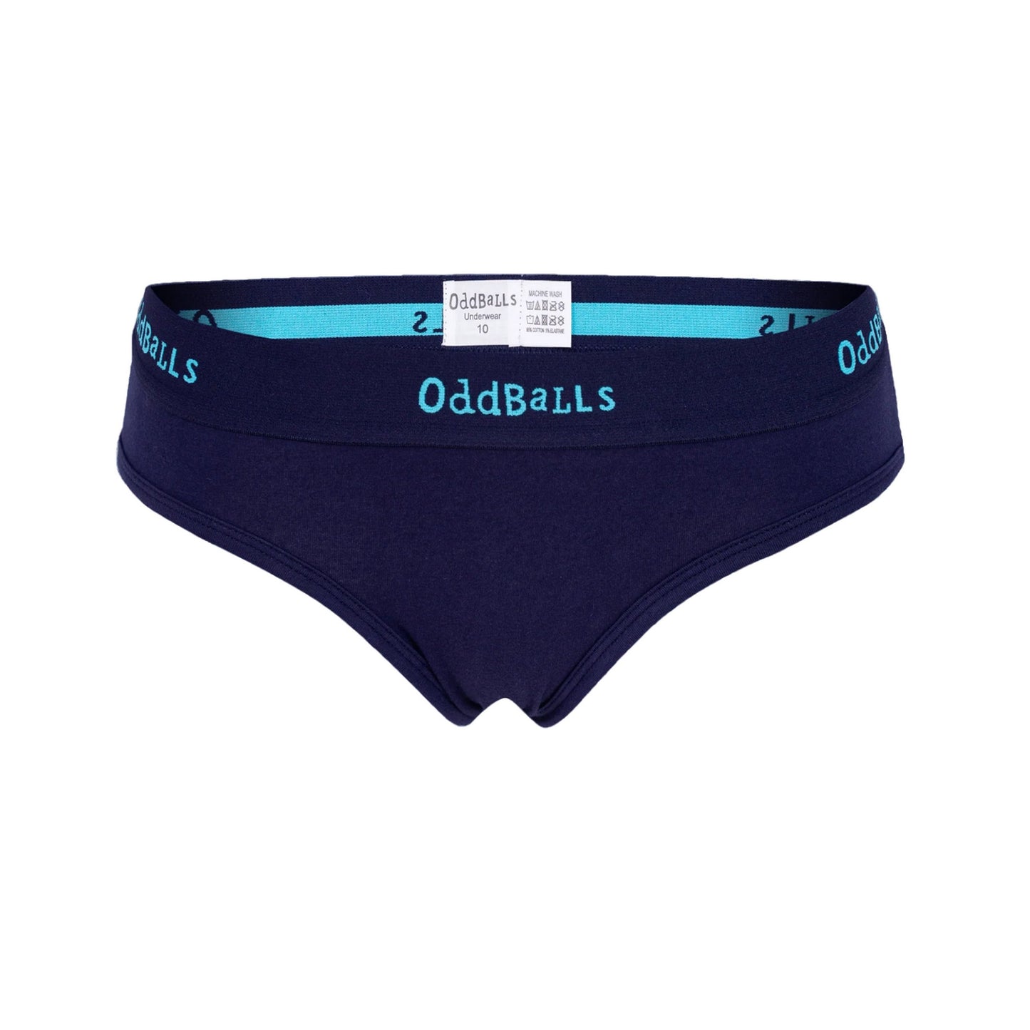 Midnight - Front - OddBalls Womens-Ladies Sweet Potatoes Briefs