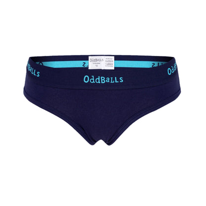 Midnight - Front - OddBalls Womens-Ladies Sweet Potatoes Briefs
