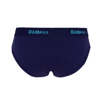Midnight - Back - OddBalls Womens-Ladies Sweet Potatoes Briefs
