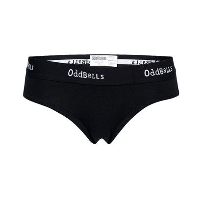 Classic Black - Front - OddBalls Womens-Ladies Sweet Potatoes Briefs