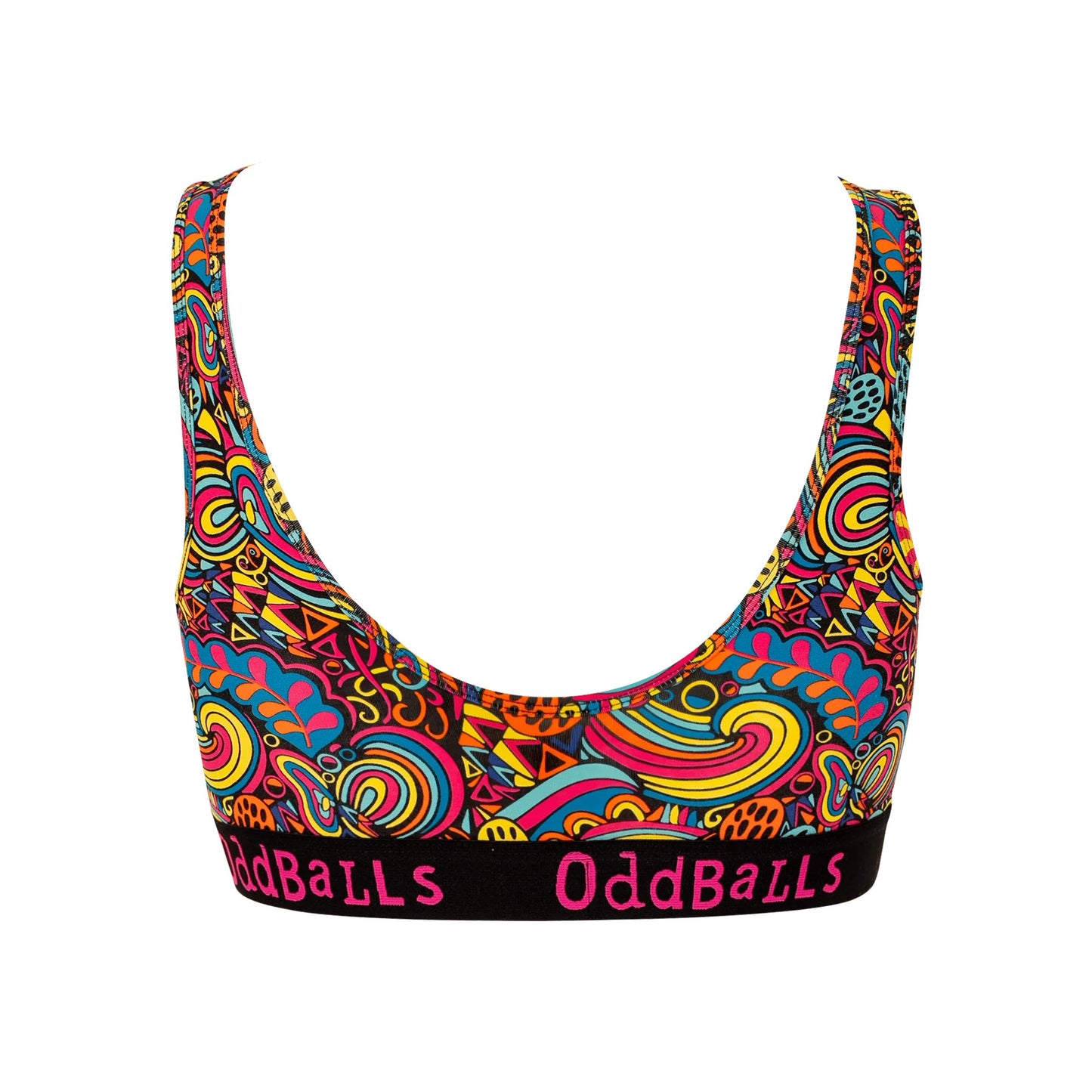 Multicoloured - Back - OddBalls Womens-Ladies Enchanted Bralette