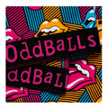 Multicoloured - Side - OddBalls Womens-Ladies Retro The Rolling Stones Bralette