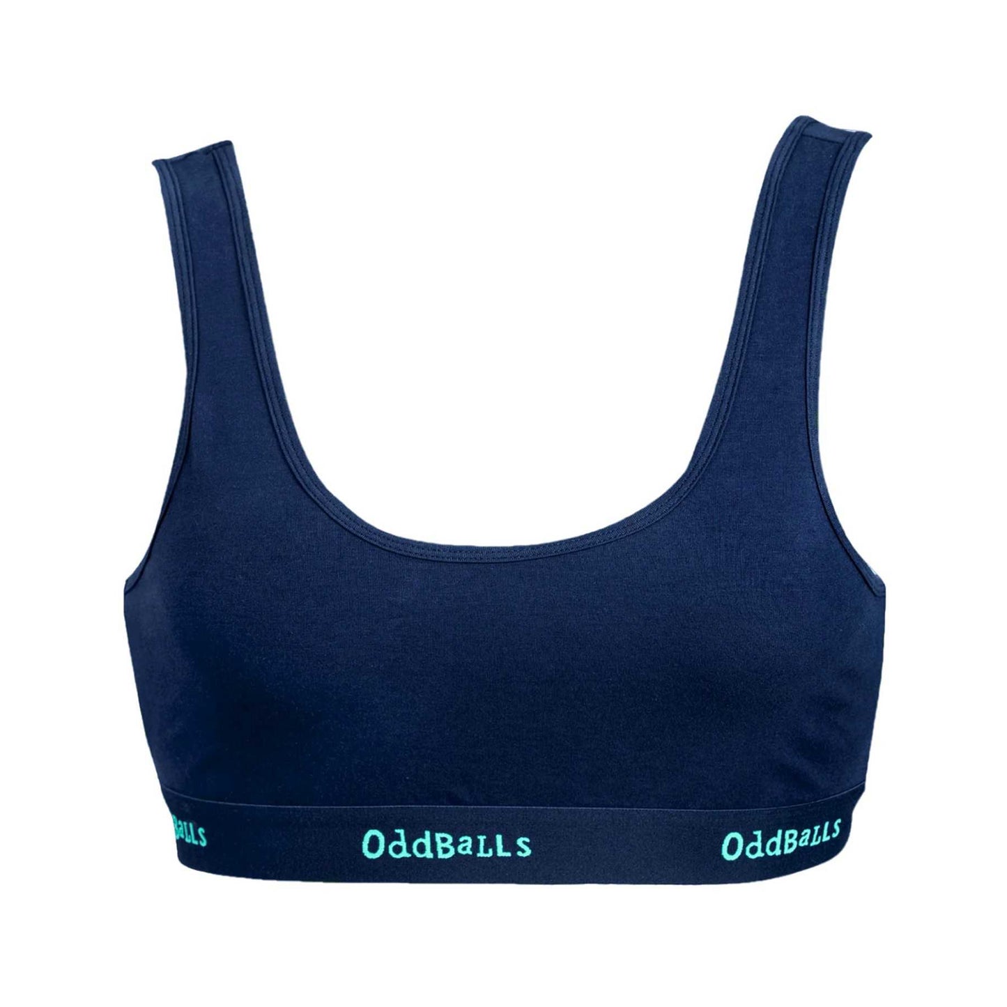 Midnight - Front - OddBalls Womens-Ladies Plain Bralette
