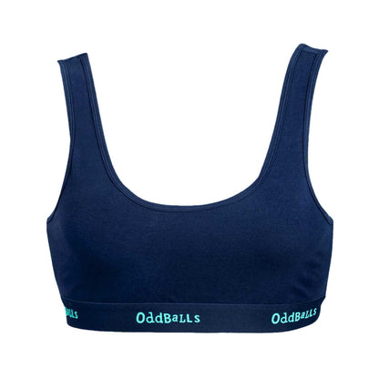 Midnight - Front - OddBalls Womens-Ladies Plain Bralette