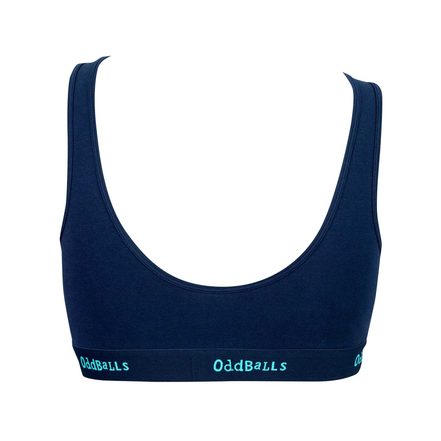 Midnight - Back - OddBalls Womens-Ladies Plain Bralette