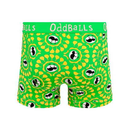 Green-Yellow - Back - OddBalls Mens Sour Cream Pringles Boxer Shorts