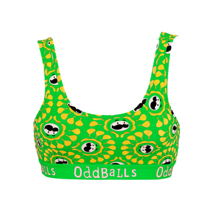 Green-Yellow - Front - OddBalls Womens-Ladies Sour Cream Pringles Bralette