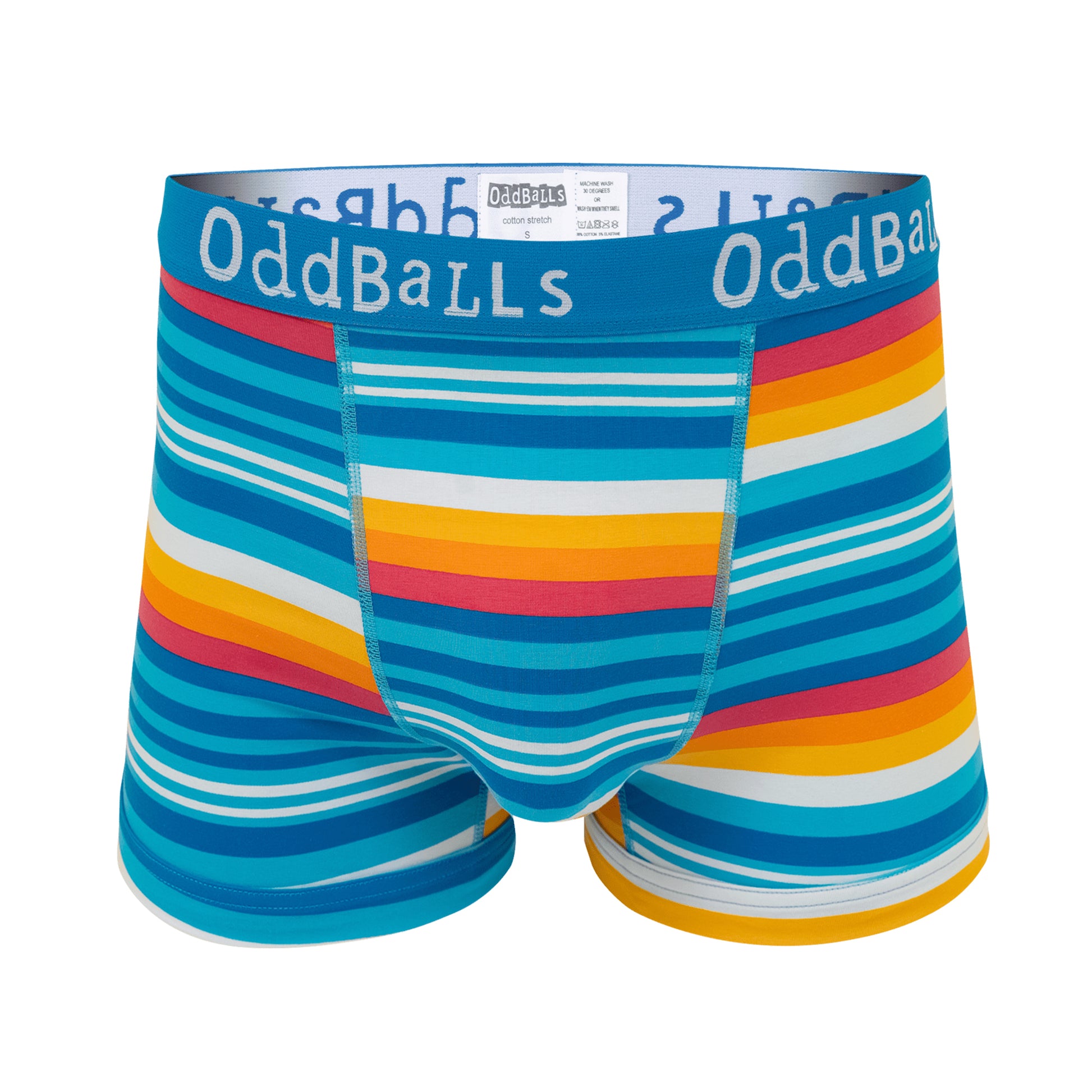 Blue - Front - OddBalls Mens Horizon Boxer Shorts