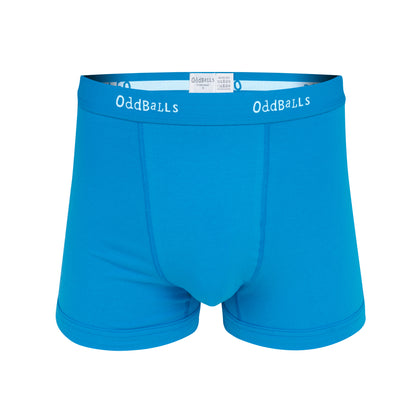 Blue - Front - OddBalls Mens Dusk Boxer Shorts