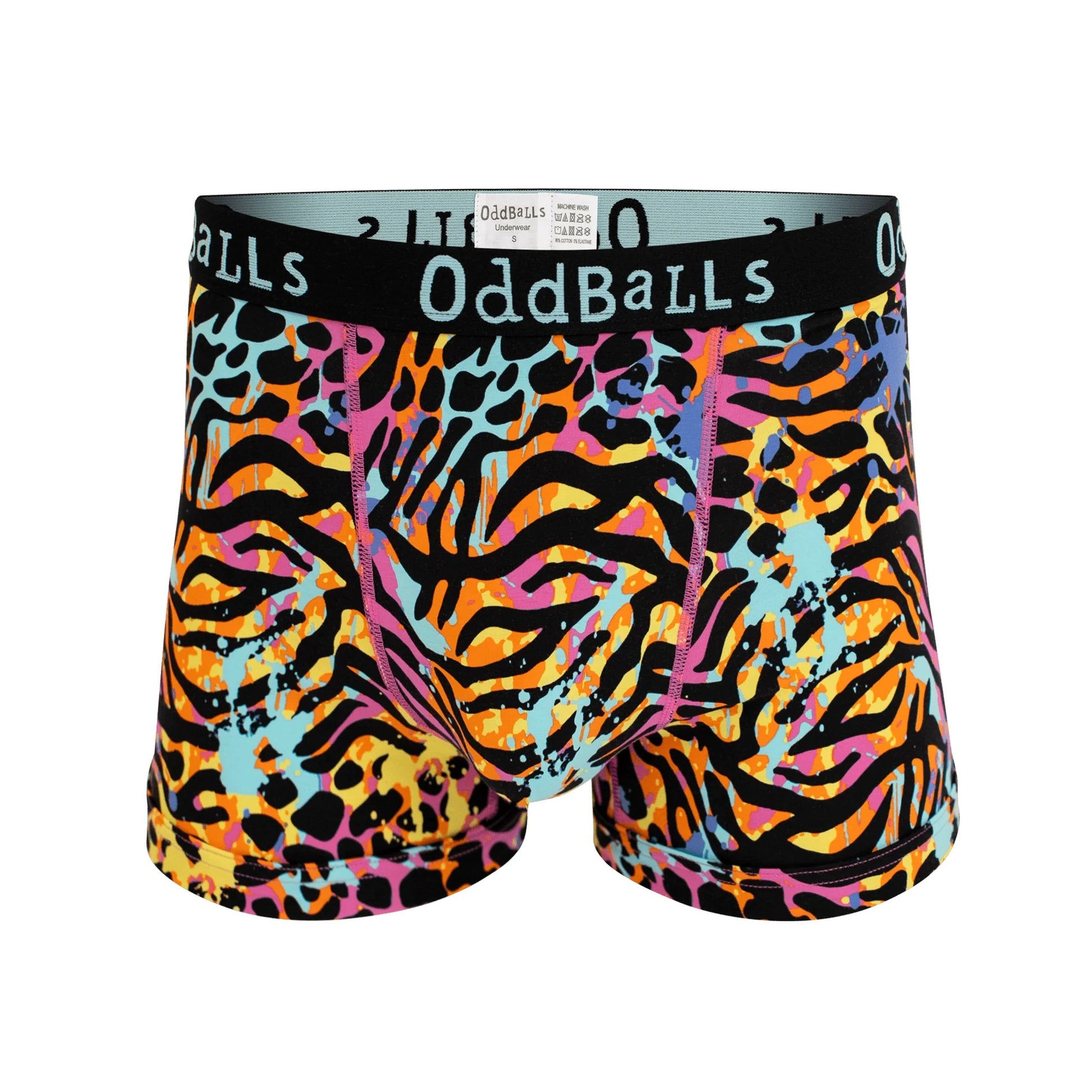 Multicoloured - Front - OddBalls Mens Filthy Animal Boxer Shorts