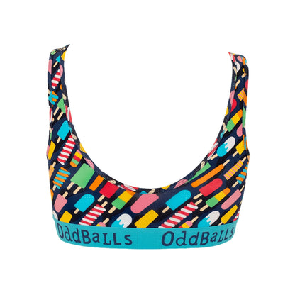 Multicoloured - Back - OddBalls Womens-Ladies Ice Lolly Bralette