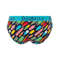 Multicoloured - Back - OddBalls Womens-Ladies Ice Lolly Briefs
