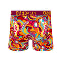 Multicoloured - Back - OddBalls Mens Festival Boxer Shorts