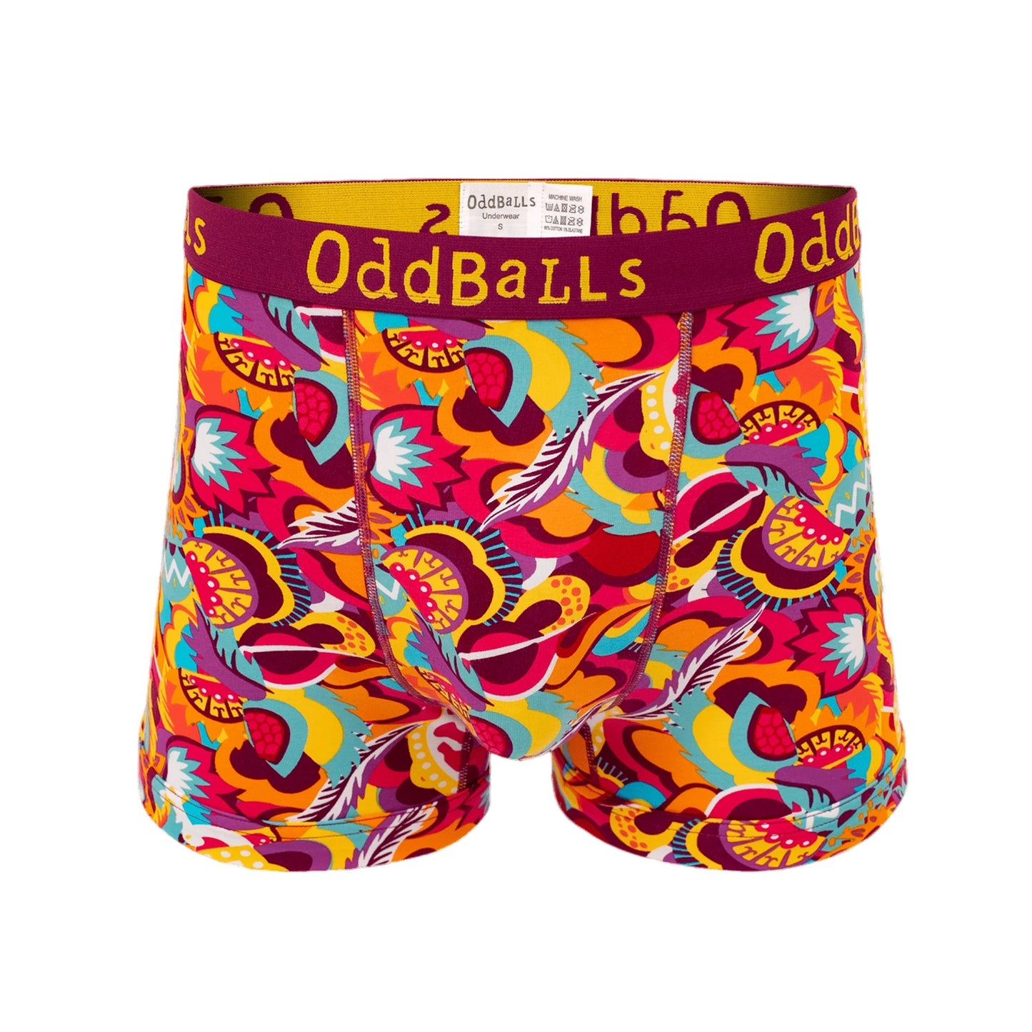 Multicoloured - Front - OddBalls Mens Festival Boxer Shorts