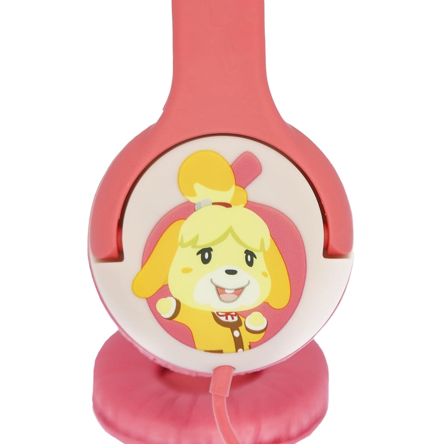 Pink-Yellow - Lifestyle - Animal Crossing Childrens-Kids Isabelle On-Ear Headphones