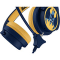 Blue-Yellow - Side - Batman Childrens-Kids Interactive Gaming Headphones