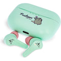 Green-Pink - Side - Pusheen The Cat Wireless Earbuds