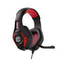Black-Red - Back - Transformers Pro G5 Logo Gaming Headphones