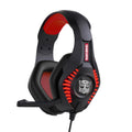 Black-Red - Front - Transformers Pro G5 Logo Gaming Headphones