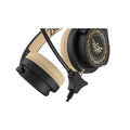 Black-Gold - Side - The Legend Of Zelda Childrens-Kids Logo Interactive Headphones