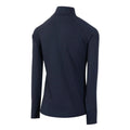 Navy - Back - Island Green Womens-Ladies Embossed Full Zip Jacket