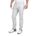 Light Grey - Back - Island Green Mens Stretch Chino Tapered Golf Trousers