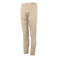 Stone - Front - Island Green Mens Stretch Chino Tapered Golf Trousers