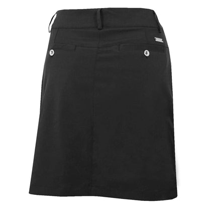 Black - Back - Island Green Womens-Ladies Golf Skort