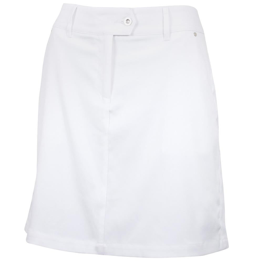 White - Front - Island Green Womens-Ladies Golf Skort