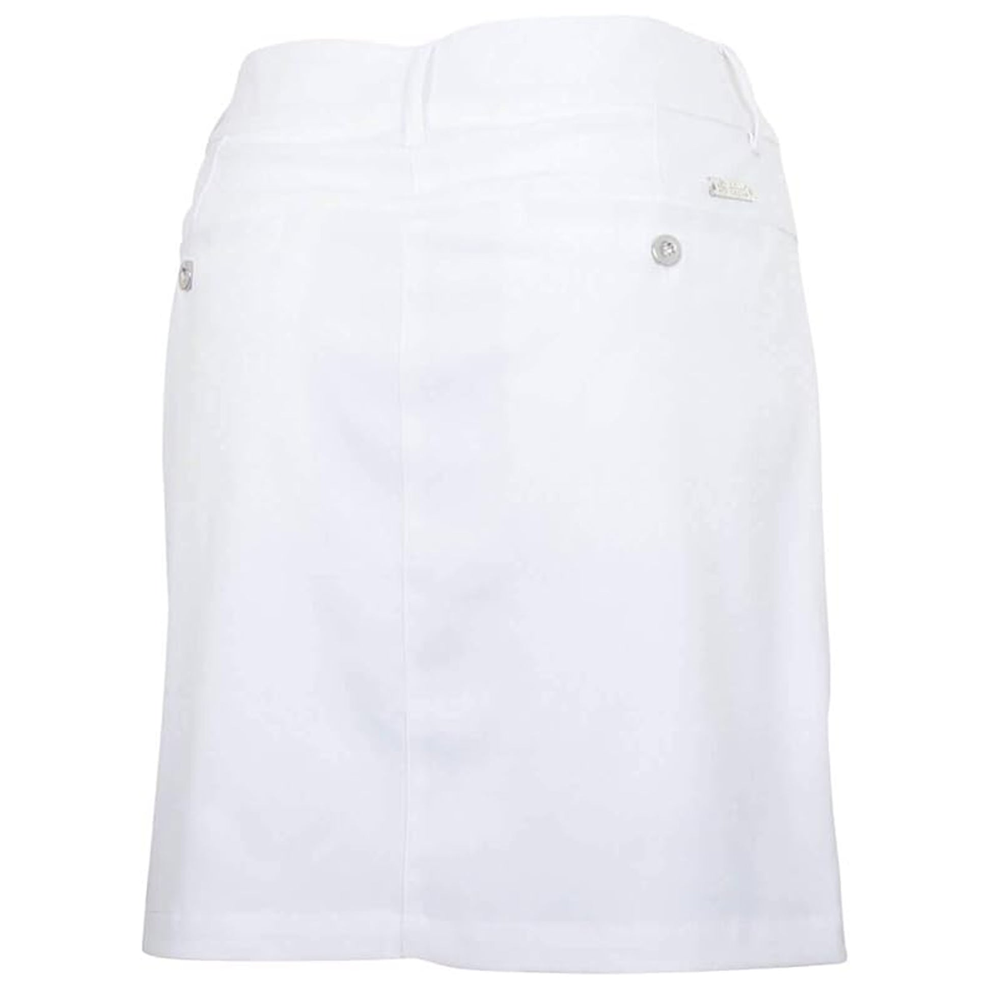 White - Back - Island Green Womens-Ladies Golf Skort