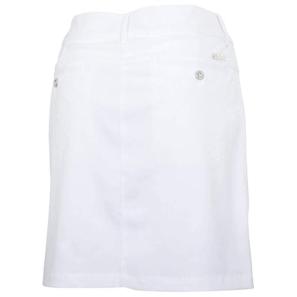 White - Back - Island Green Womens-Ladies Golf Skort