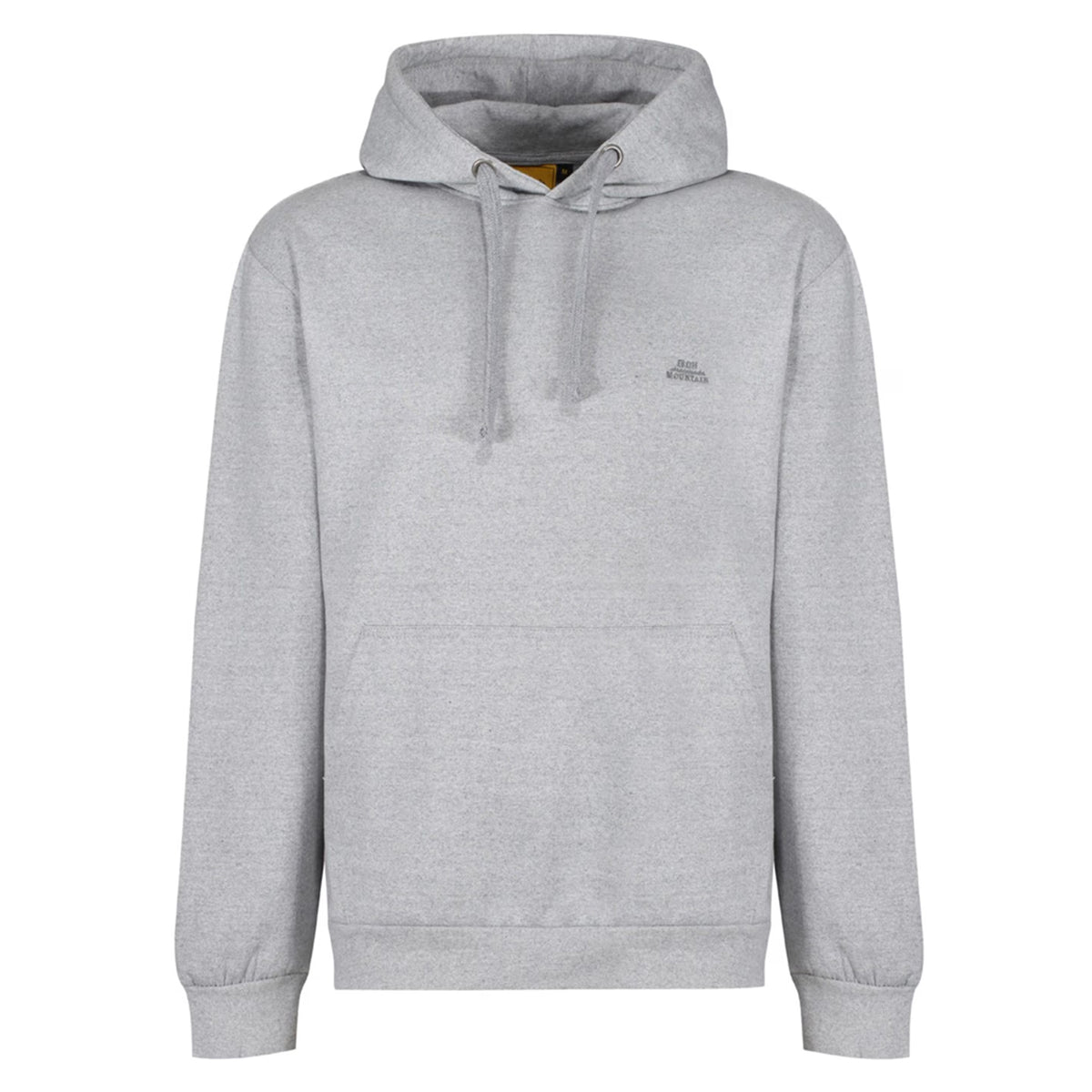 Light Grey - Front - Iron Mountain Mens Fleece Regular Hoodie