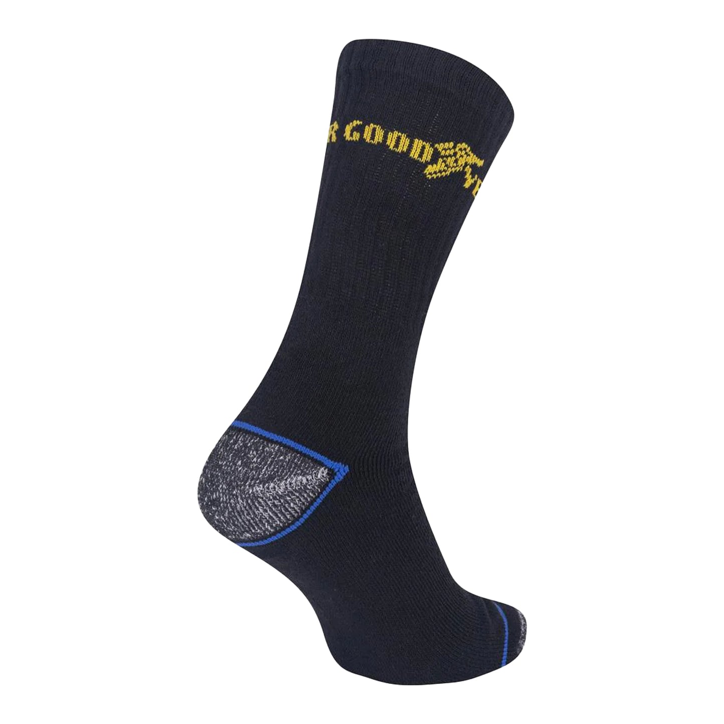 Black - Back - Goodyear Mens Heavy Duty Work Socks (Pack of 5)