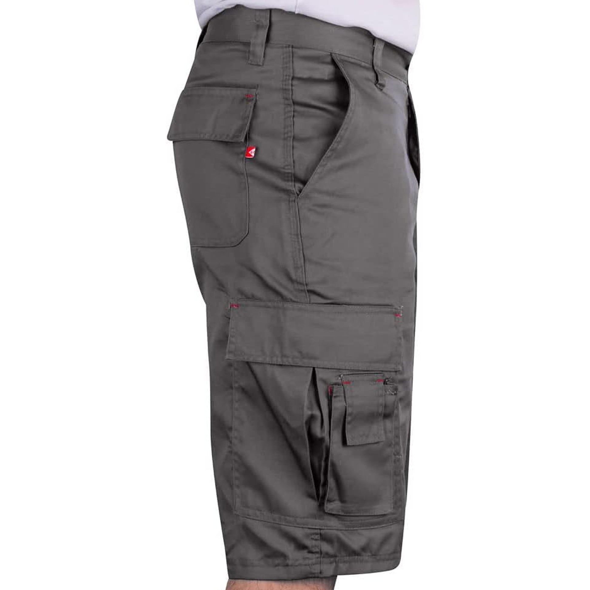 Grey - Lifestyle - Lee Cooper Mens Classic Cargo Shorts