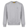 Light Grey - Front - Iron Mountain Mens Fleece Crew Neck Sweatshirt