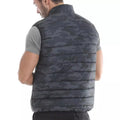 Black - Side - Lee Cooper Mens Camo Padded Gilet