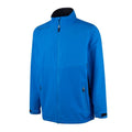 Turquoise-Black - Front - Island Green Mens Stretch Golf Waterproof Jacket
