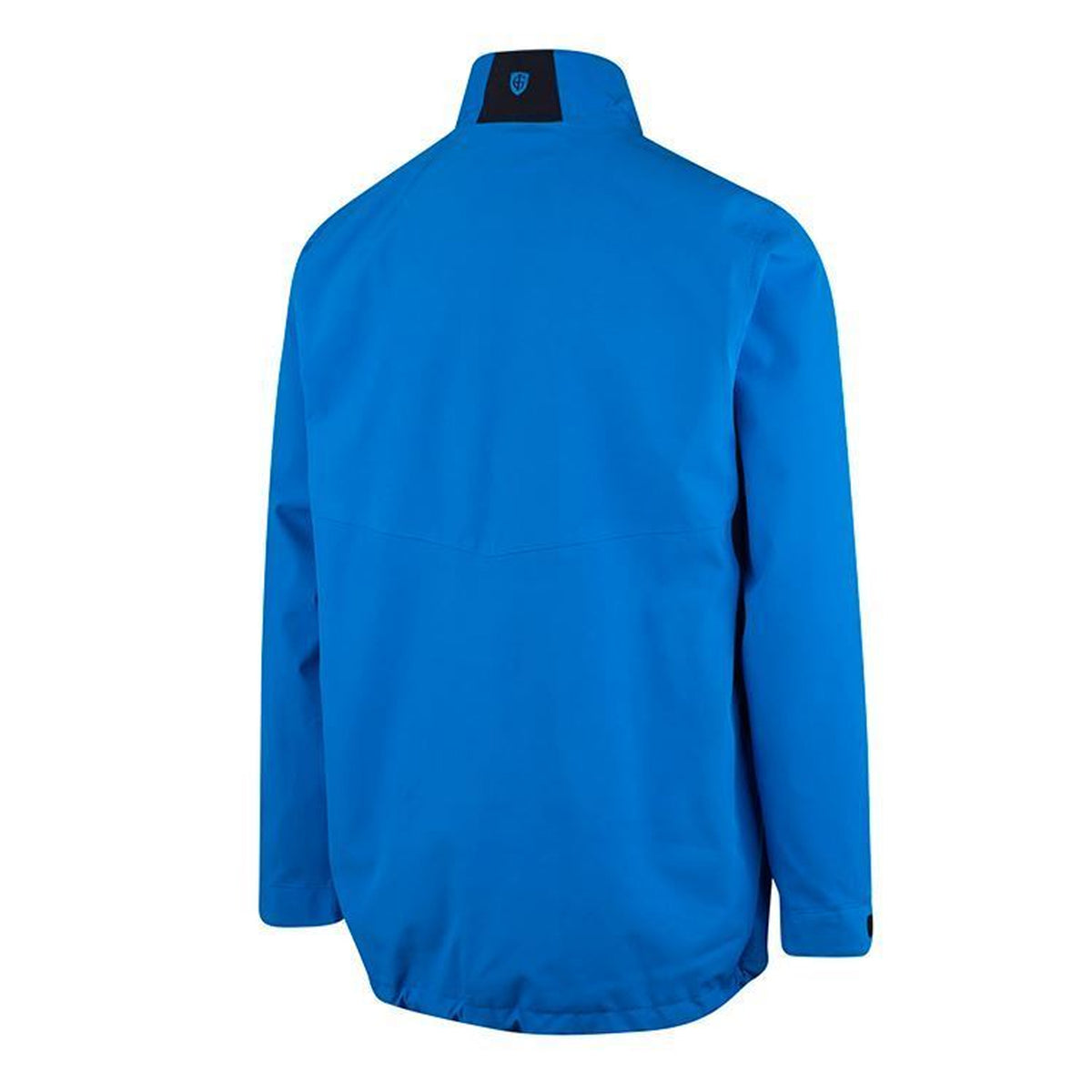 Turquoise-Black - Back - Island Green Mens Stretch Golf Waterproof Jacket