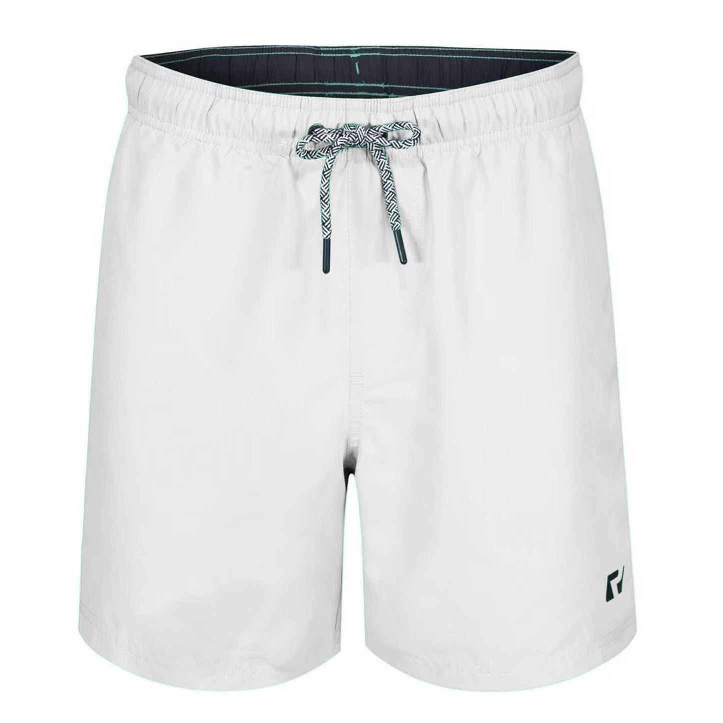 White - Front - RIPT Essentials Mens Swim Shorts