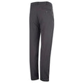 Charcoal - Back - Island Green Mens Bonded Fleece Lining All Weather Trousers