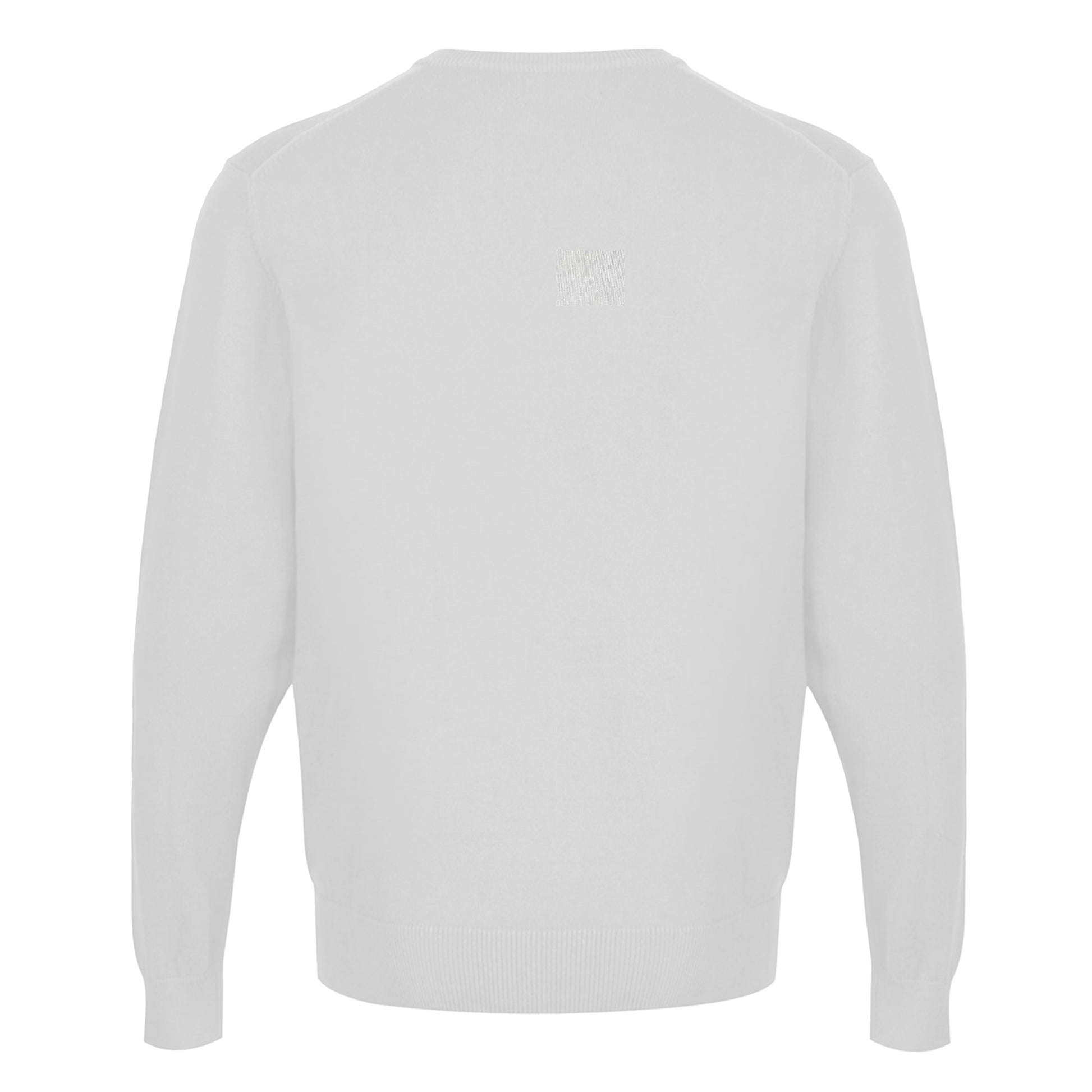 Light Grey - Back - CastlePoint Mens Knitted V Neck Jumper