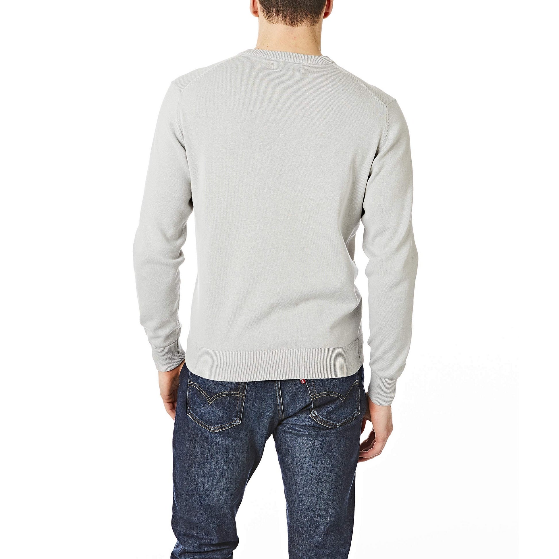Light Grey - Lifestyle - CastlePoint Mens Knitted V Neck Jumper
