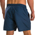 Airforce Blue - Back - RIPT Essentials Mens Diamond Swim Shorts
